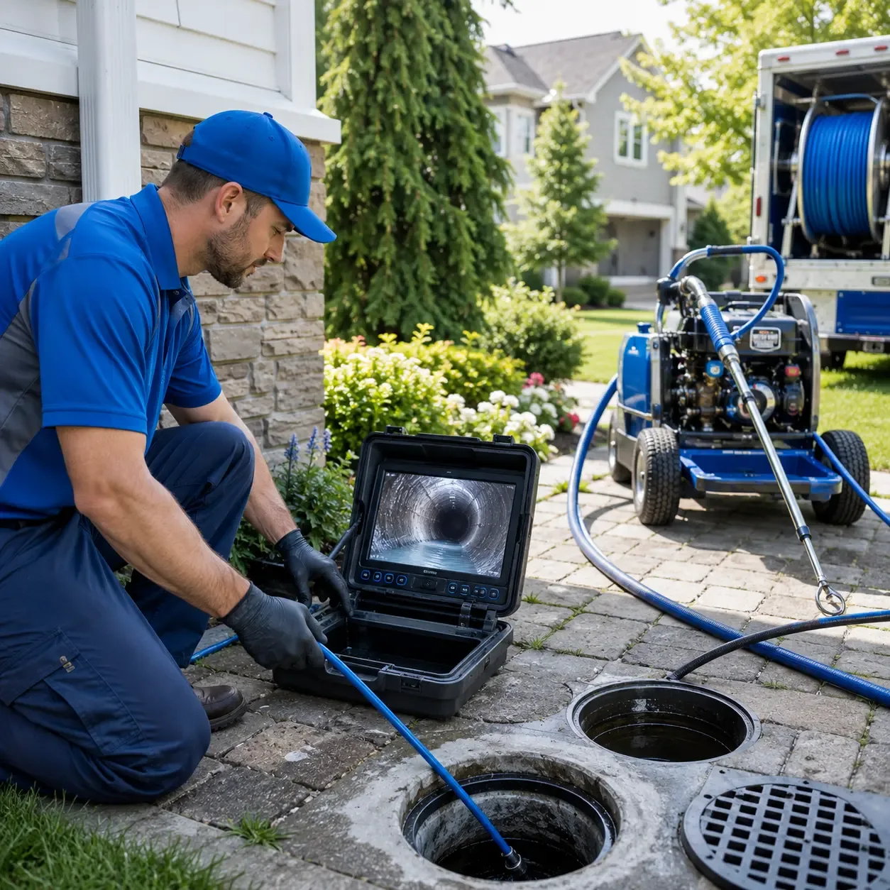 Outdoor drain cleaning professionals serving Belews Creek, NC